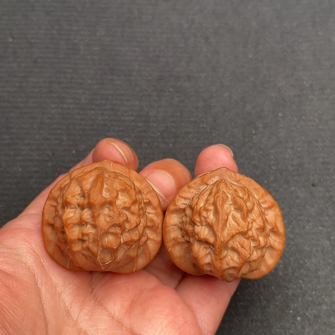 桃核把件38×38全品头茬瓷娃娃XM3495