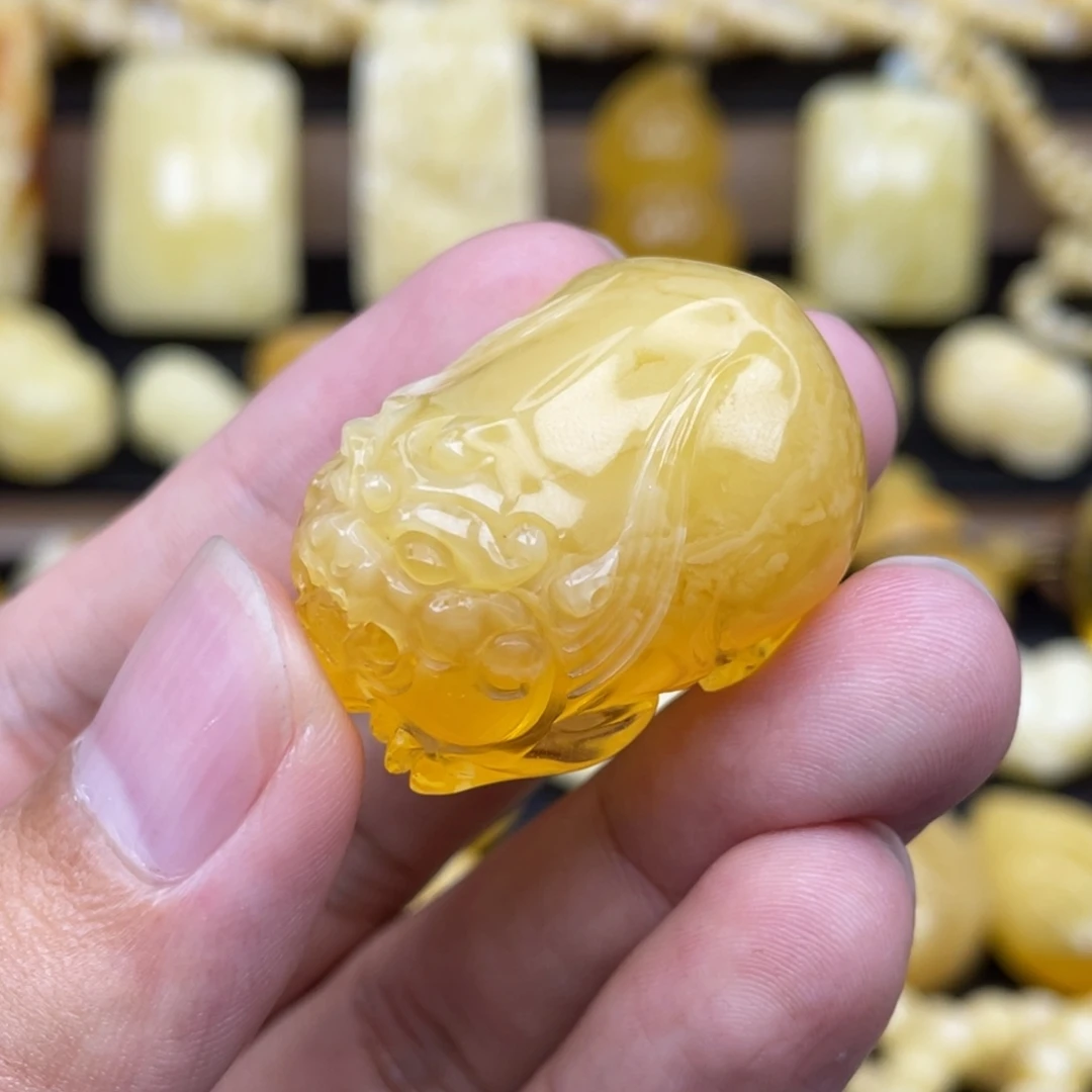 琥珀未镶嵌裸石琥珀蜜蜡