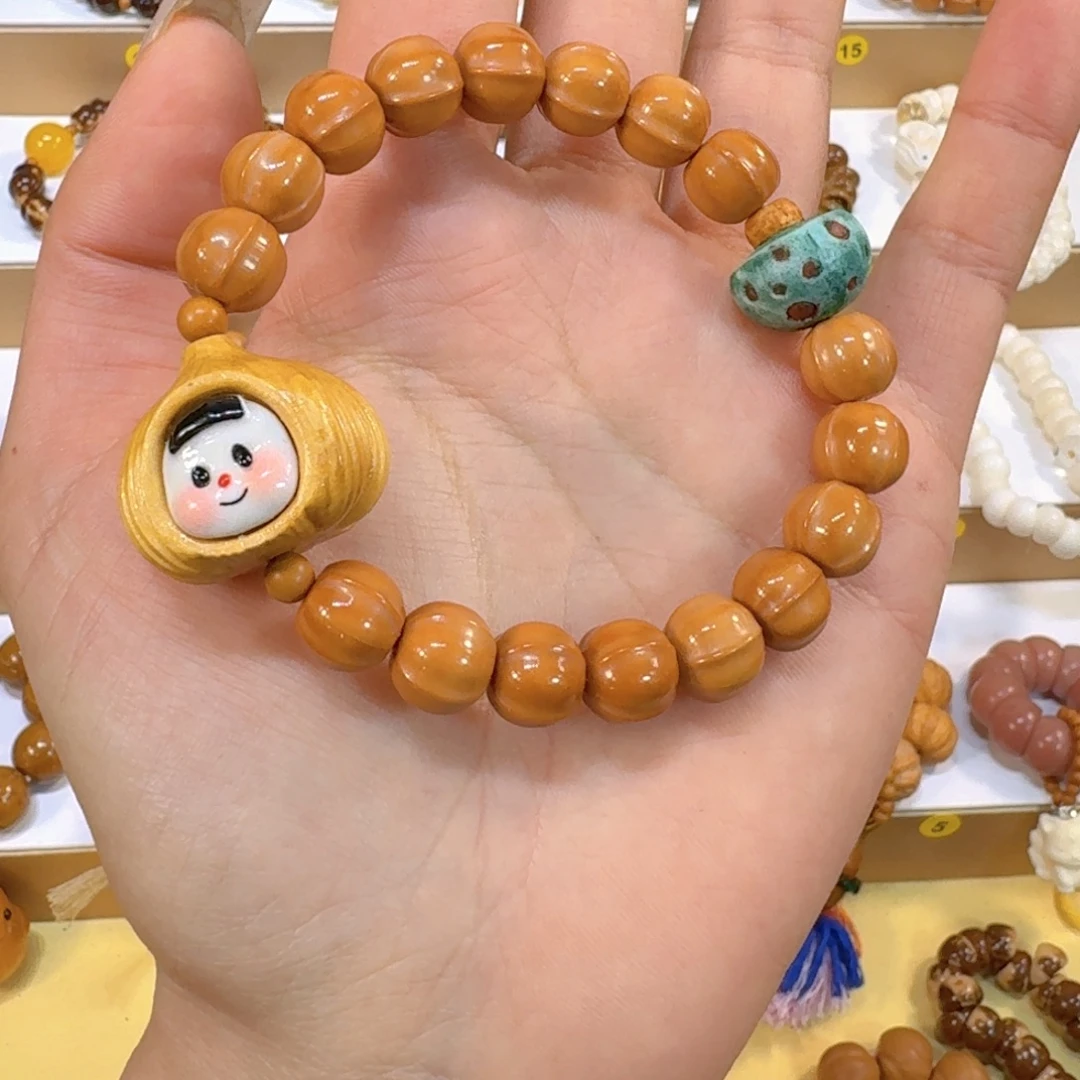 手串星月菩提猴头鲨鱼背