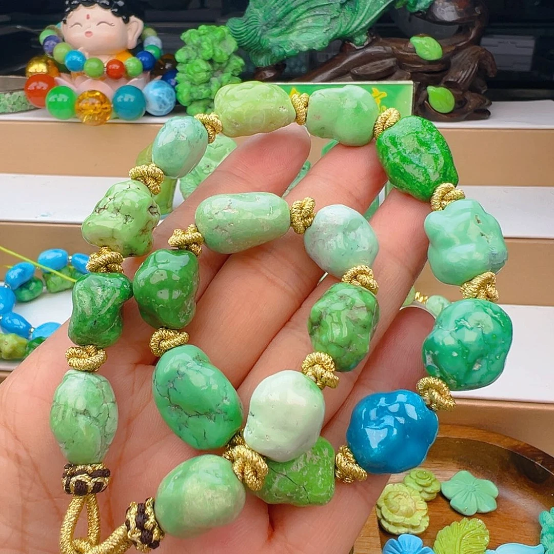 未镶嵌绿松石项链