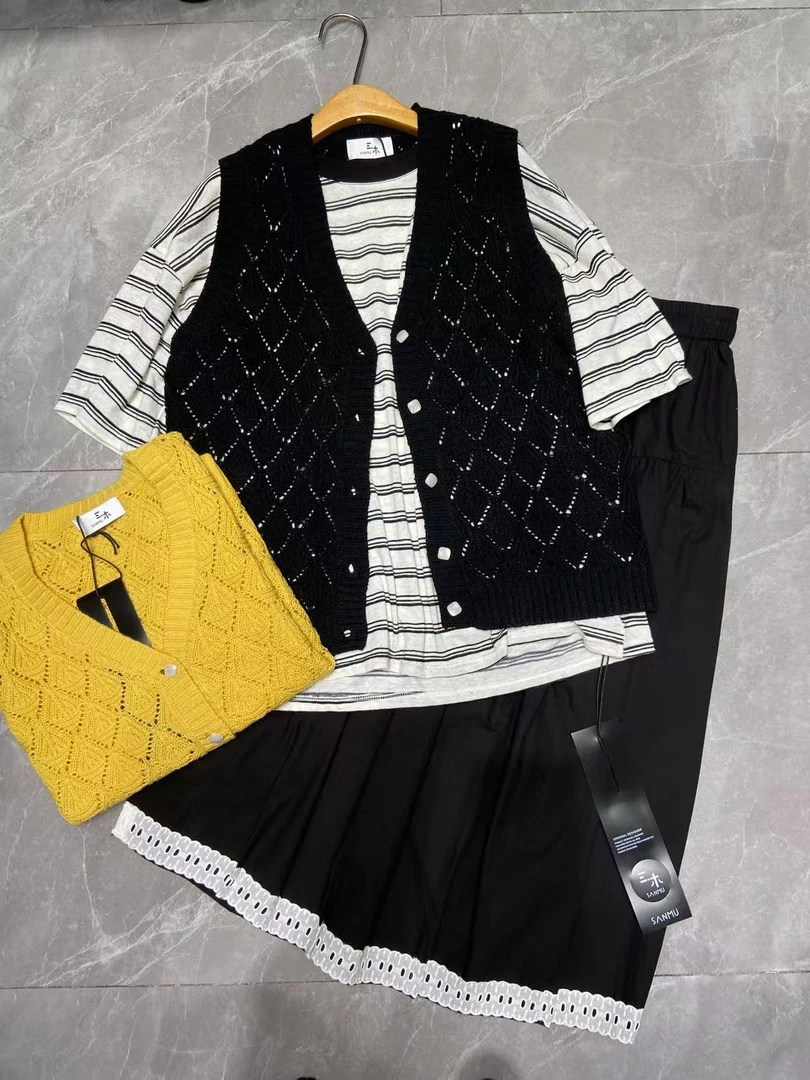 SANMU （1156）日系百搭休闲马甲