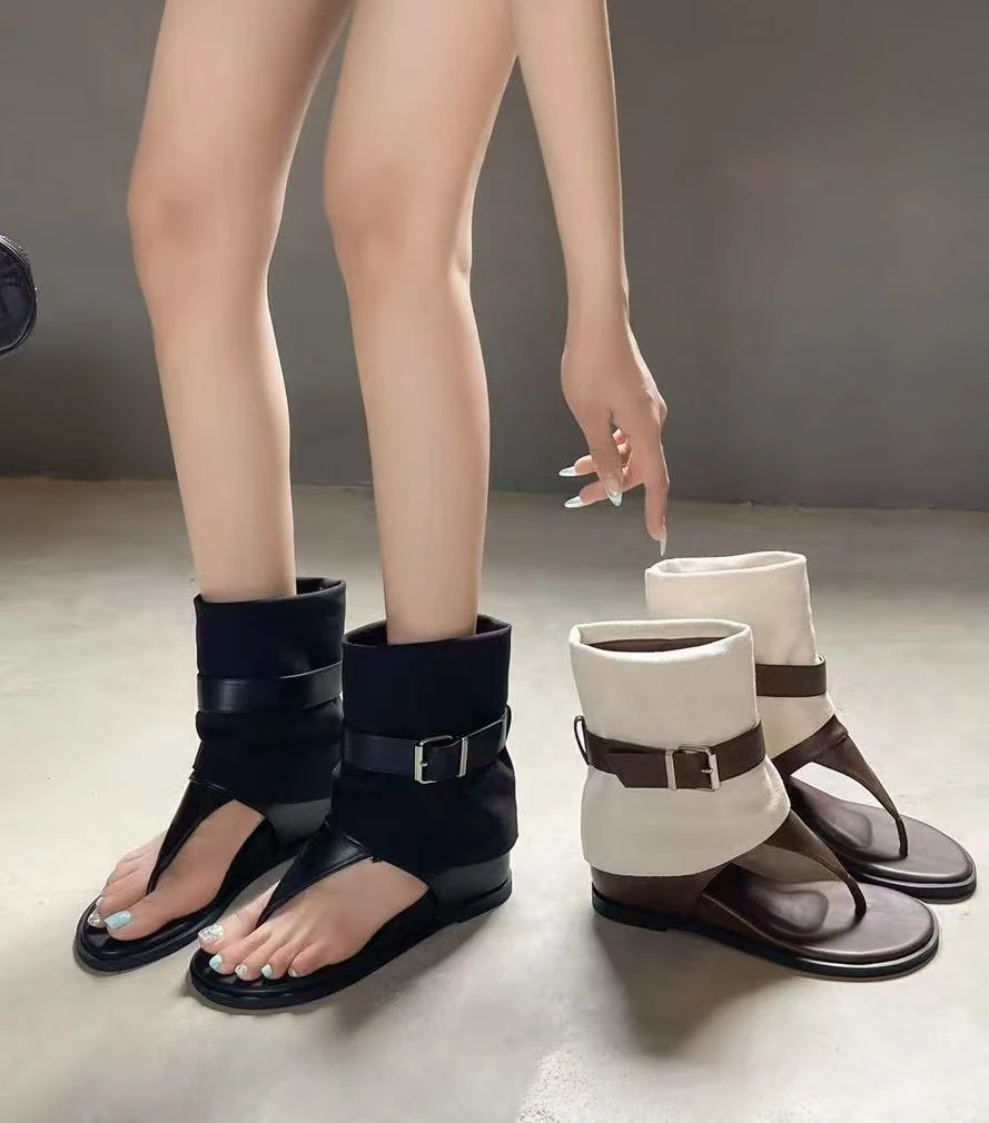 唐乐乐｜25new春夏限定外穿休闲百搭ins风凉鞋6073-1