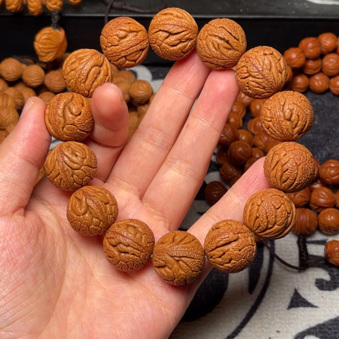 桃核手串龙纹桃核龙珠19