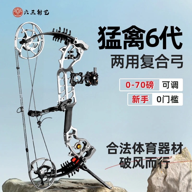 猛禽6代复合弓比赛用品赛事专用高精度合法合规体育器械