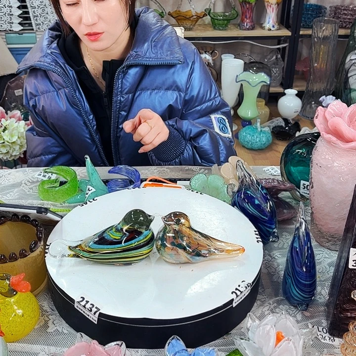 2个鸟 开播特 家悦琉璃工艺品不完美