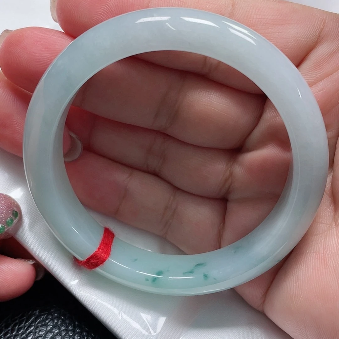 未镶嵌手镯（圆镯）翡翠缅甸翡翠手镯58圈