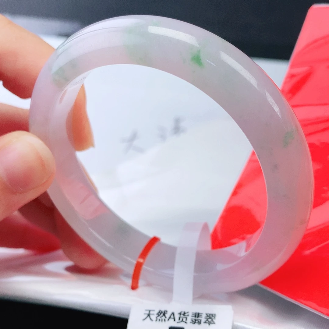 未镶嵌手镯翡翠55圈