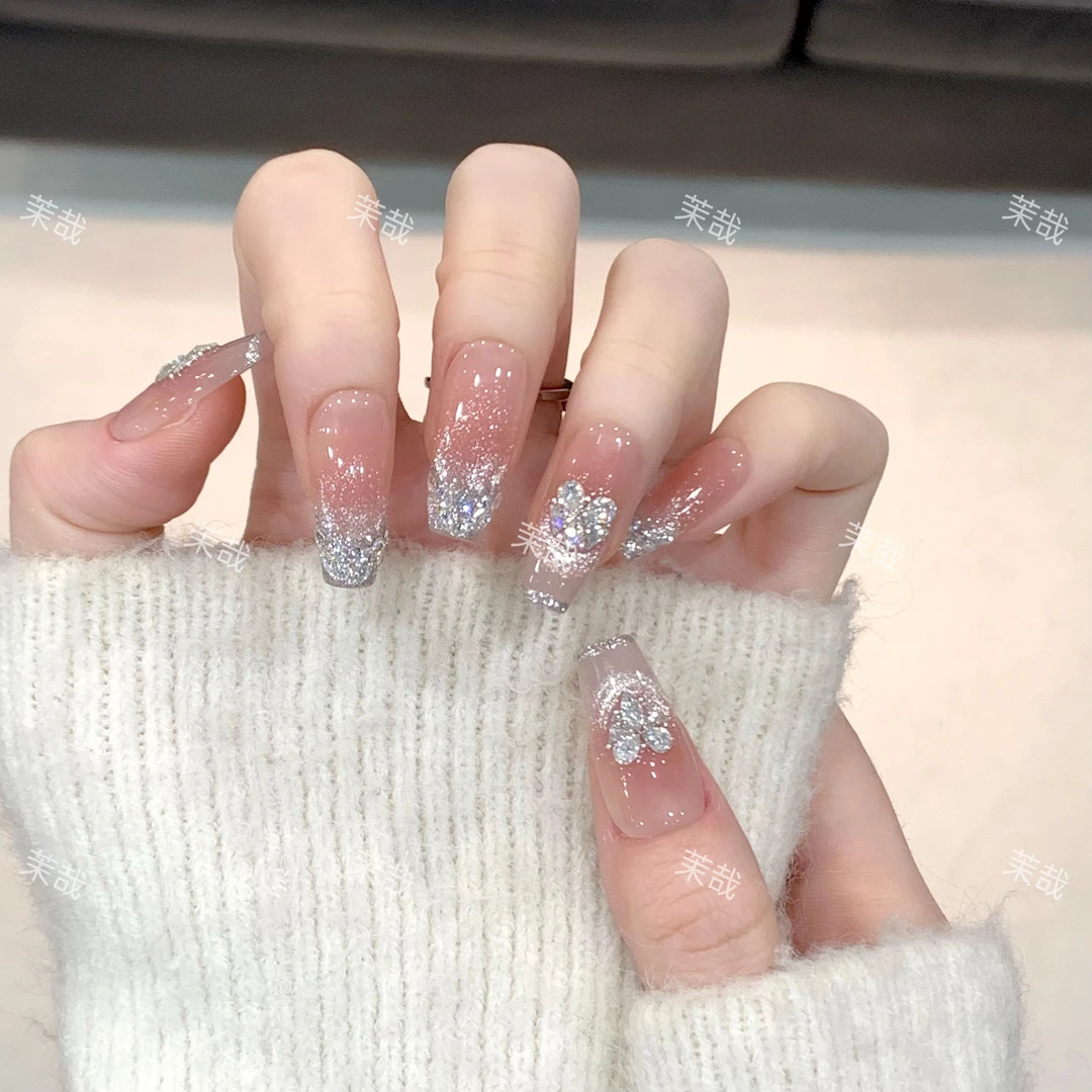 茉哉【一见倾心】纯手工定制美甲拆卸穿戴甲A3567 JY