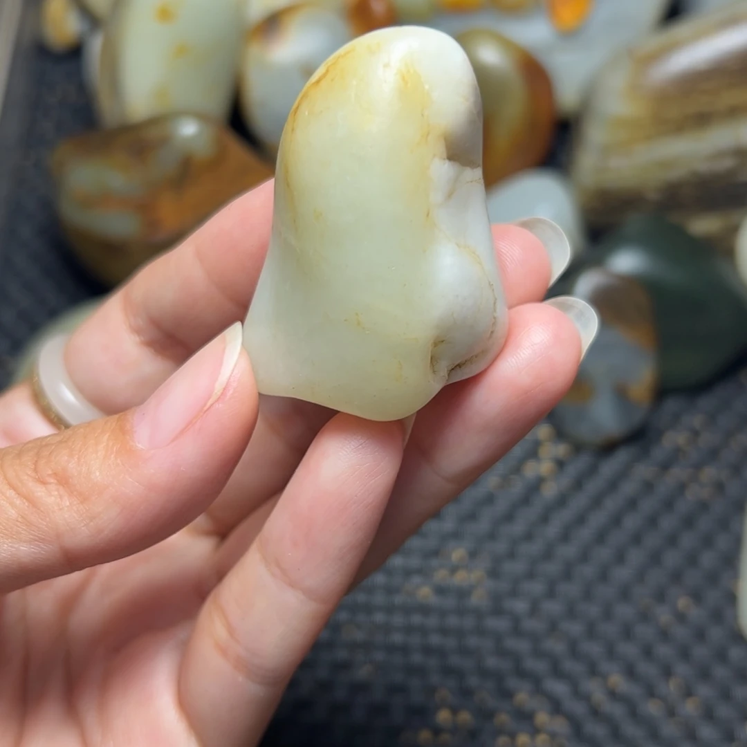 和田玉未镶嵌挂件A71