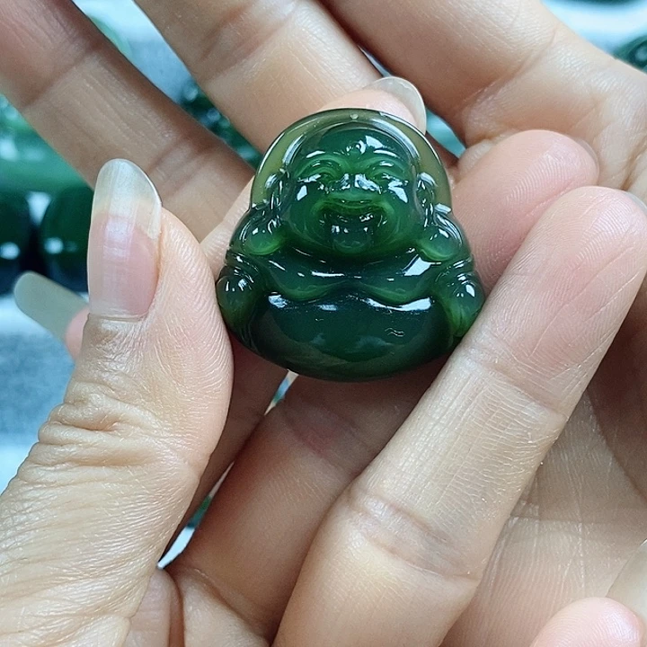 吊坠(不含链)未镶嵌和田玉（碧玉）30