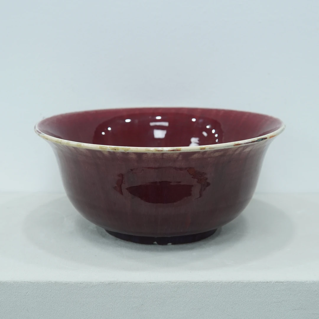 OW00020钧红釉撇口深腹大碗