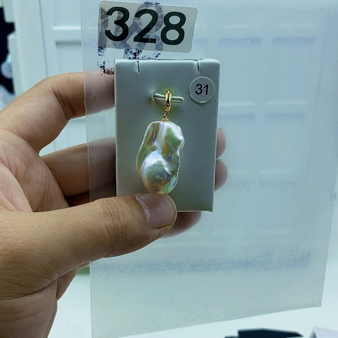 淡水珍珠合金颈饰