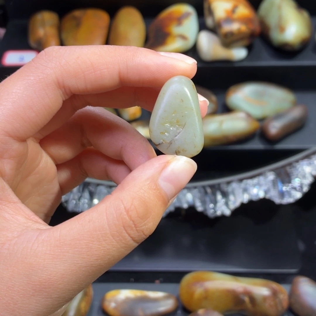 和田玉未镶嵌挂件14