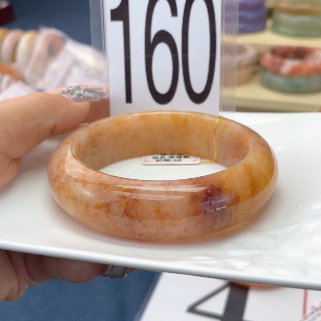 石英质玉未镶嵌手镯62圈