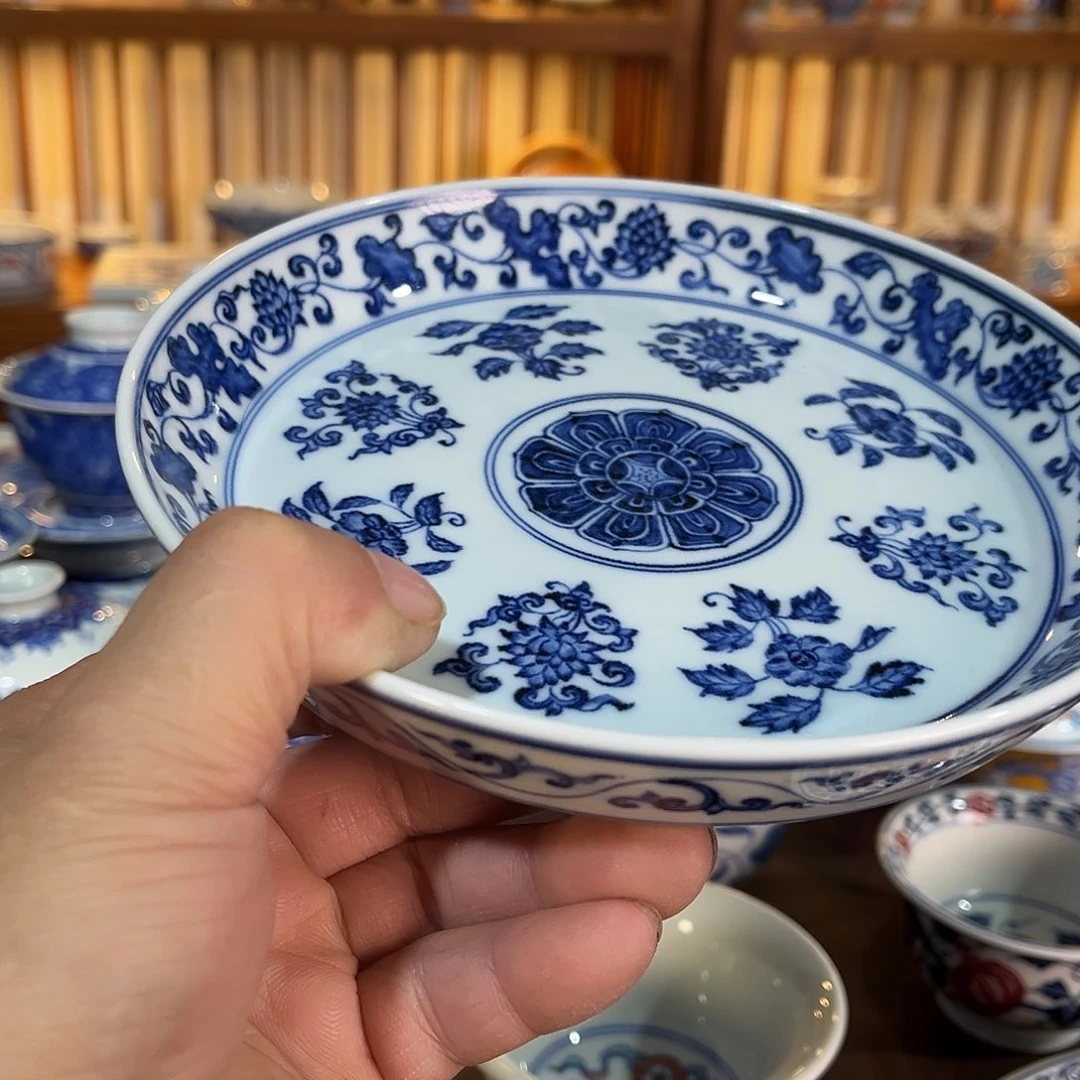 錡镇堂手工手绘绘壶承