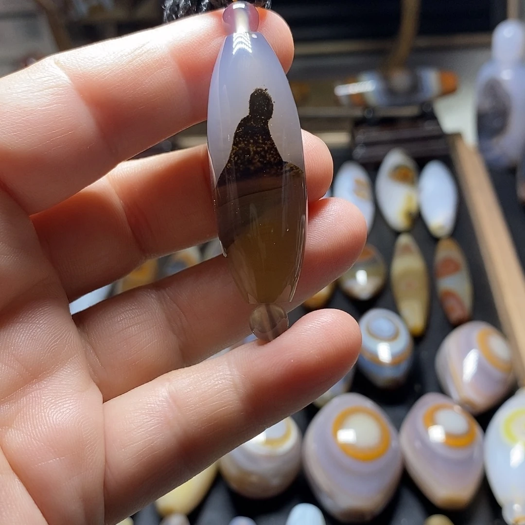 玛瑙/玉髓吊坠(不含链)未镶嵌