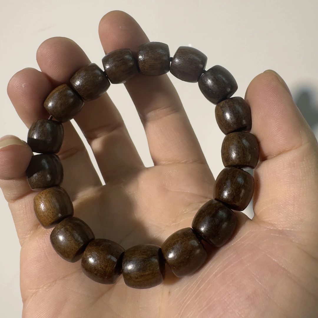 增香沉香木【直切单圈1.2mm手串】无礼盒高货手串多样性发其一