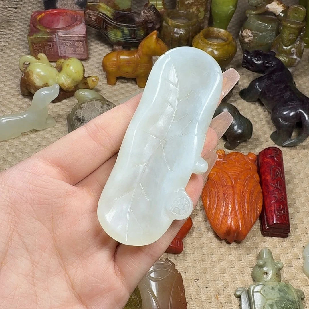 白玉菩提吊坠挂件