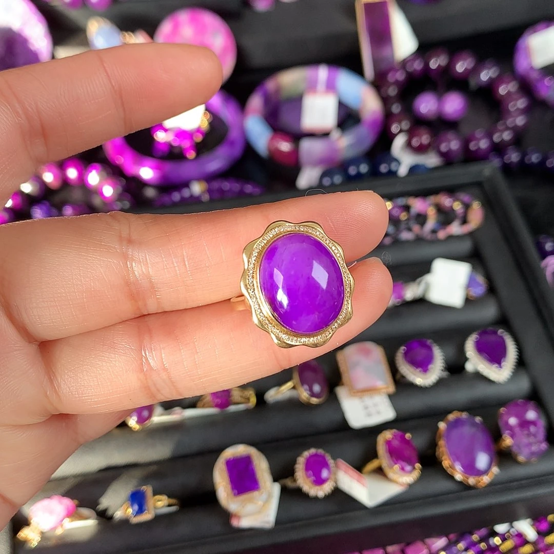 苏纪石（舒俱来）未镶嵌戒指