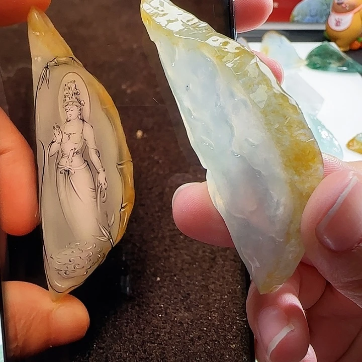 定制翡翠未镶嵌翡翠定制