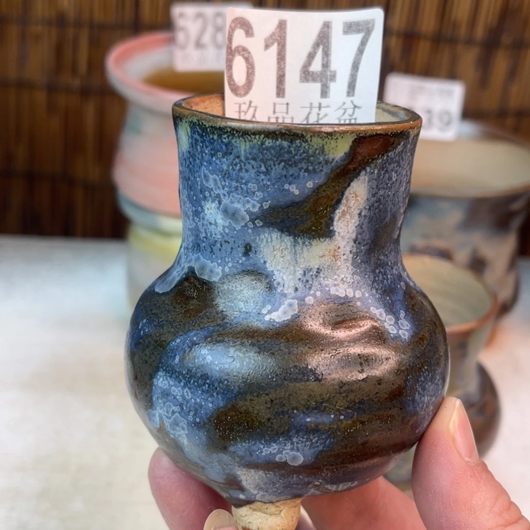 手工花盆默认瑕疵完美者勿拍