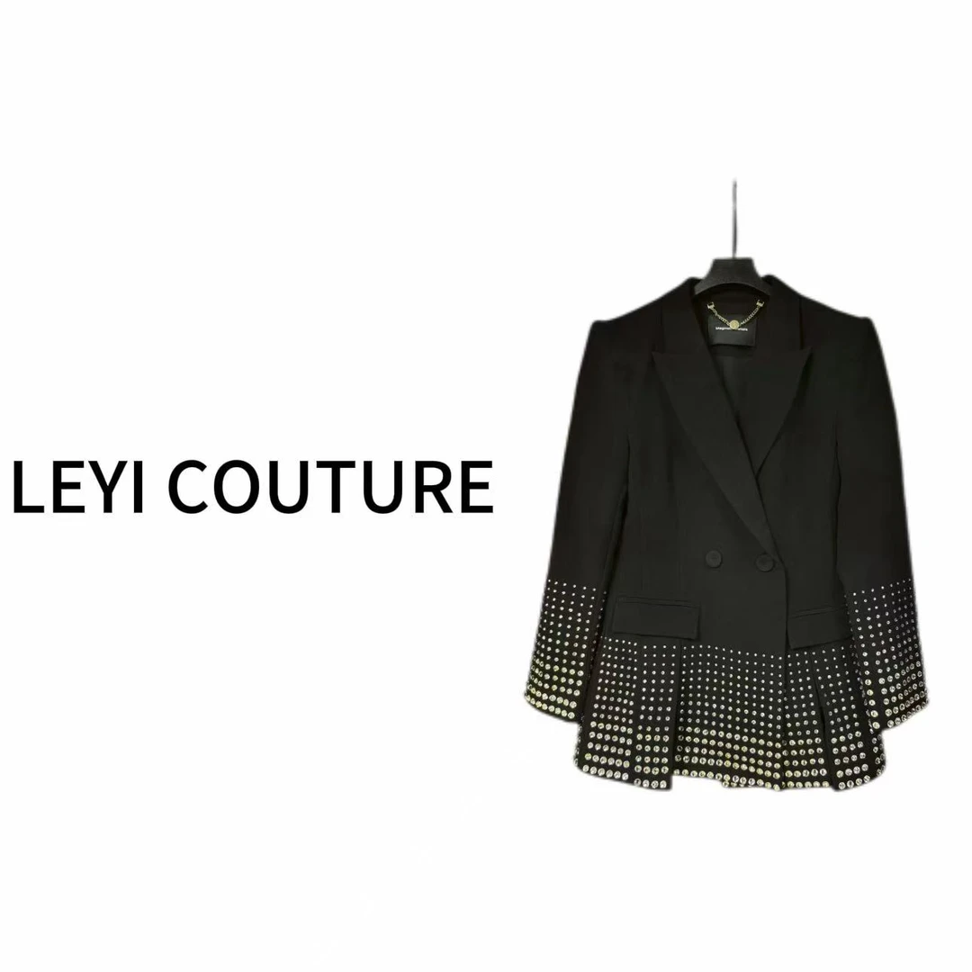 【 LEYI COUTURE】畑畑2025高端气质“钻石王国”时尚套装
