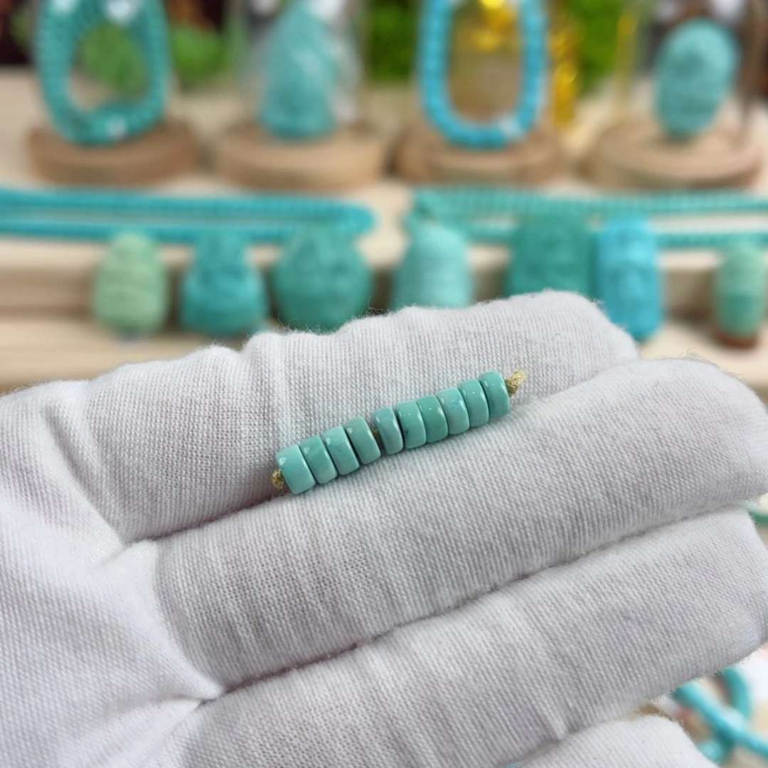 未镶嵌绿松石尺寸5.2mm