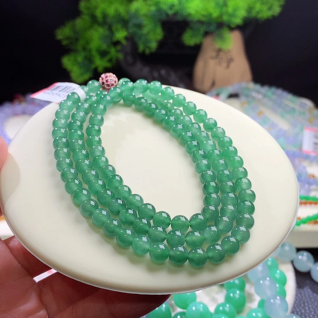 项链未镶嵌翡翠卡6mm
