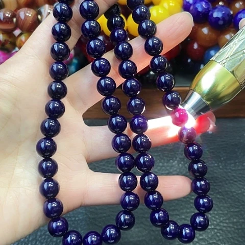 玛瑙未镶嵌手饰紫龙醇10