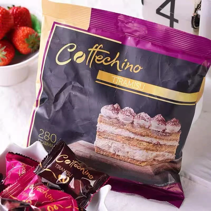 【临期】俄罗斯进口提拉米苏味巧克力夹心糖果休闲零食品（到10月）