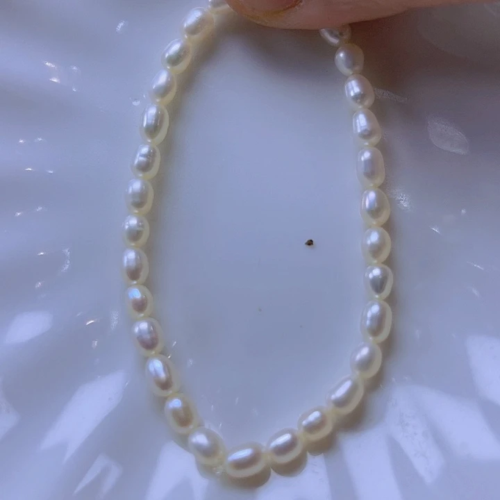 淡水珍珠手绳合金