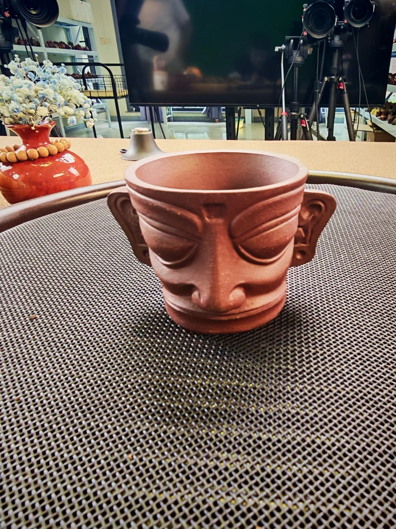 仿生主人杯 宜兴手工紫砂茶杯