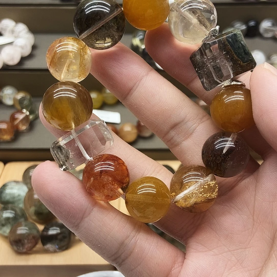 未镶嵌手链水晶3***ü