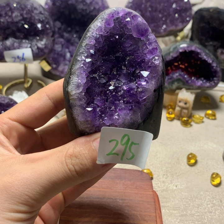 紫晶珠宝半成品未镶嵌