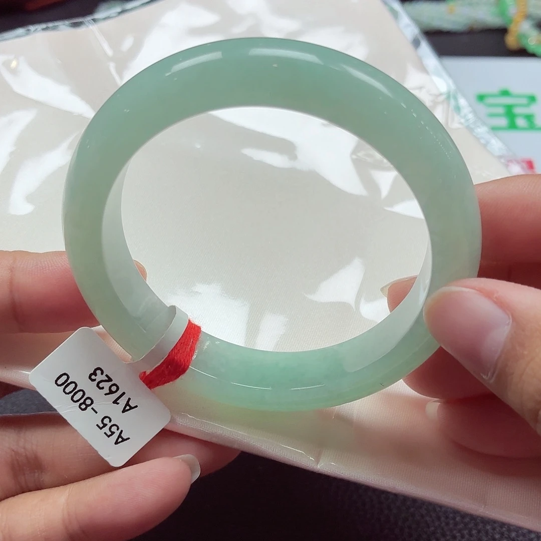 翡翠未镶嵌手镯天然缅甸A货翡翠