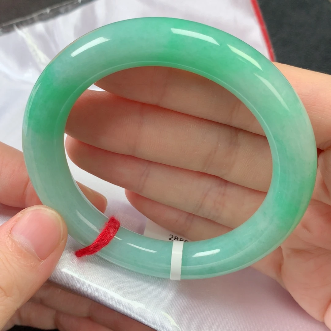 未镶嵌手镯翡翠缅甸天然翡翠手镯56