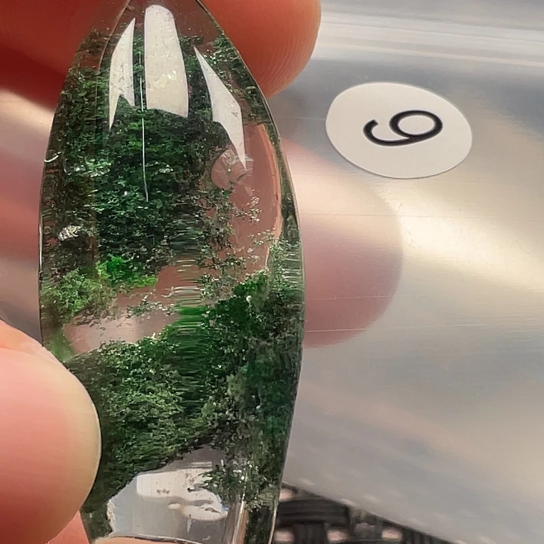 金***三颈饰未镶嵌水晶天然