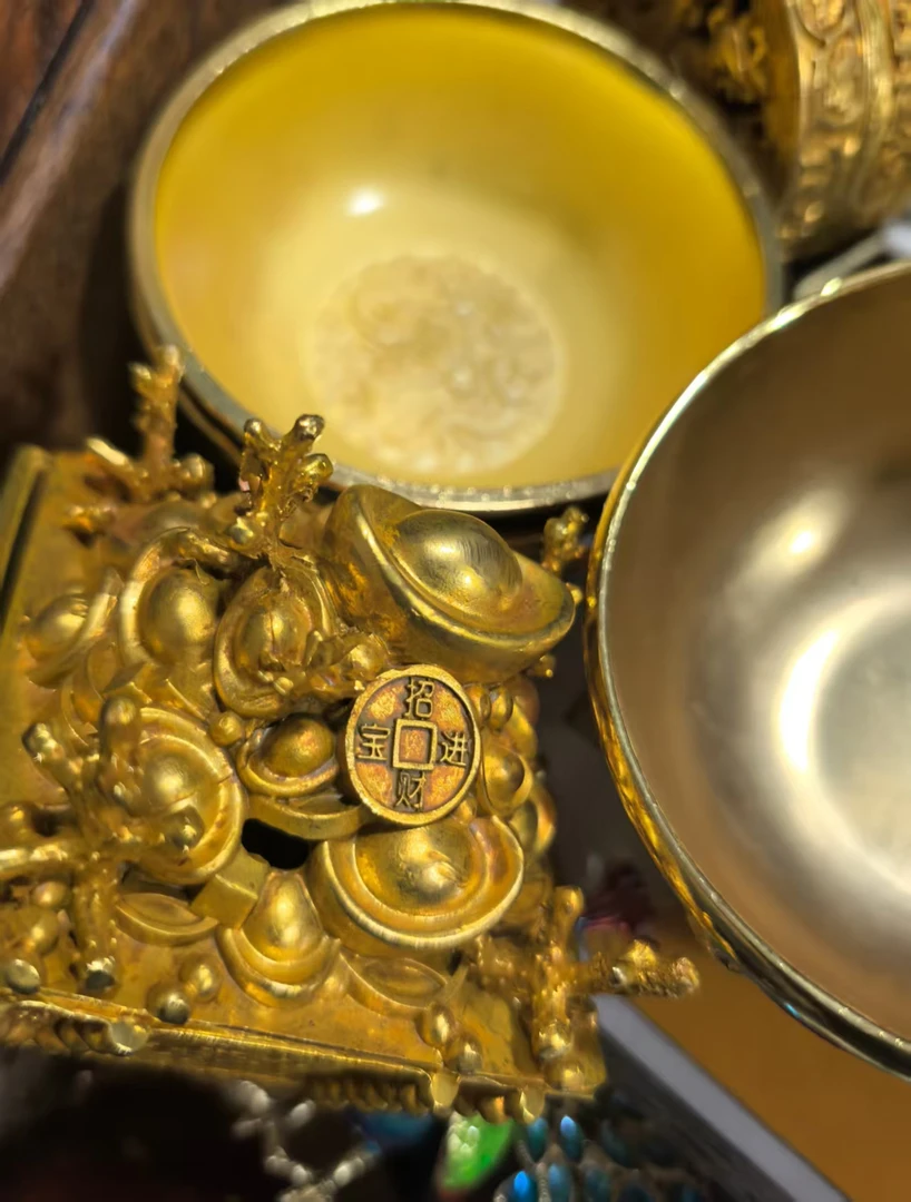 小件鎏金铜器摆件 仿古物件通用链接一物一拍请截好图备注发货