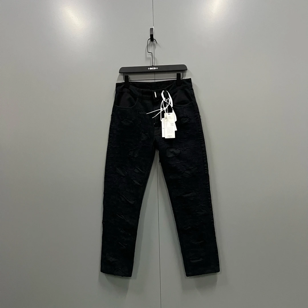 99新 Givenchy/纪梵希 纪梵希 Boro黑色牛仔裤 30码 全新