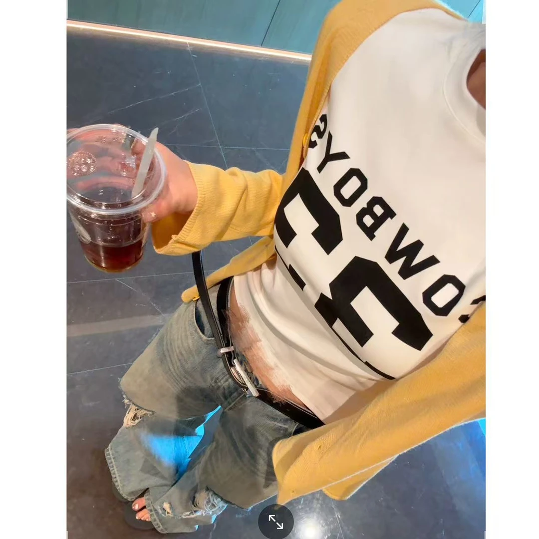 徐秋阳  33号短袖  春季新款百搭时尚休闲显瘦短袖3898-2