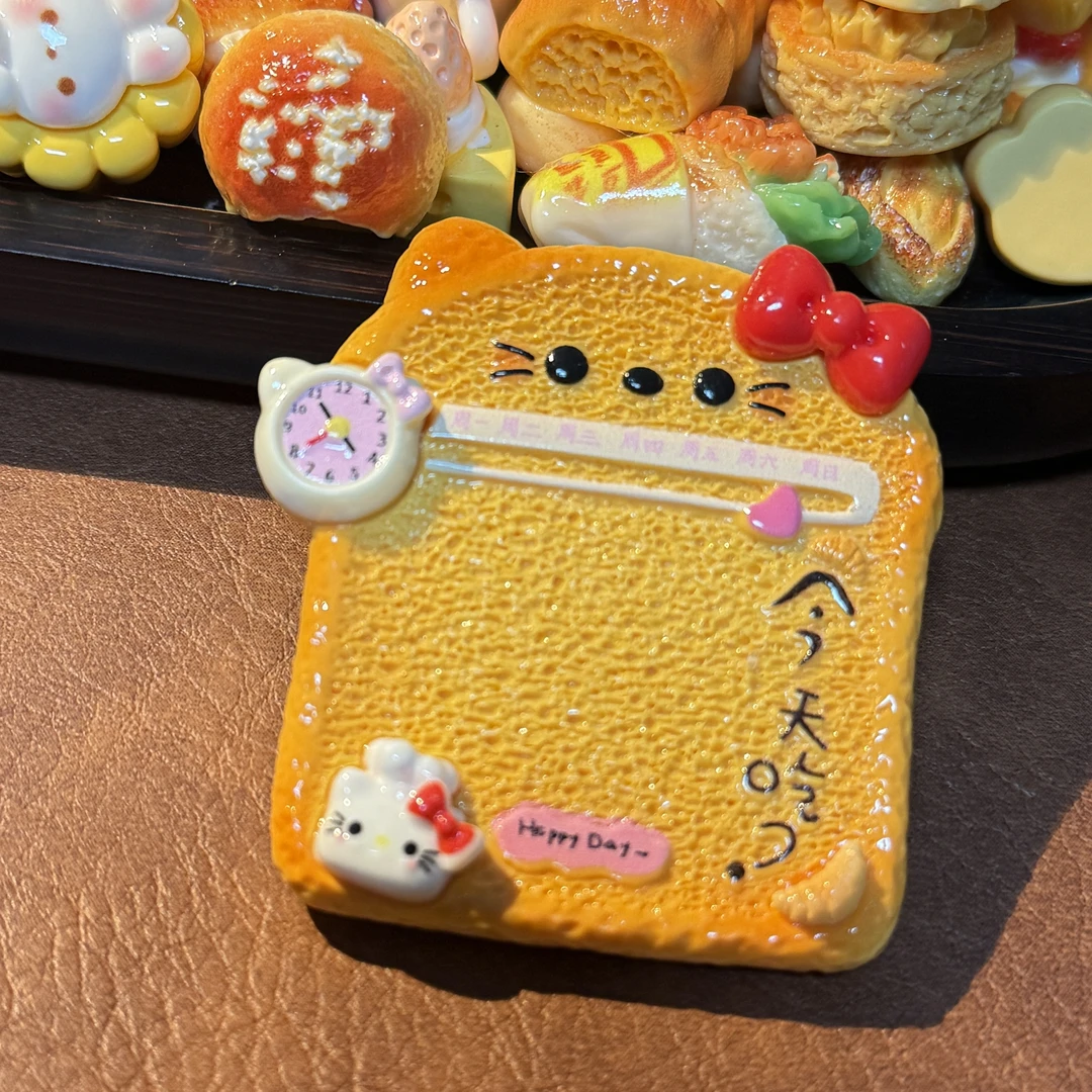 微缩仿真食玩DIY手工创意面包盘树脂材质