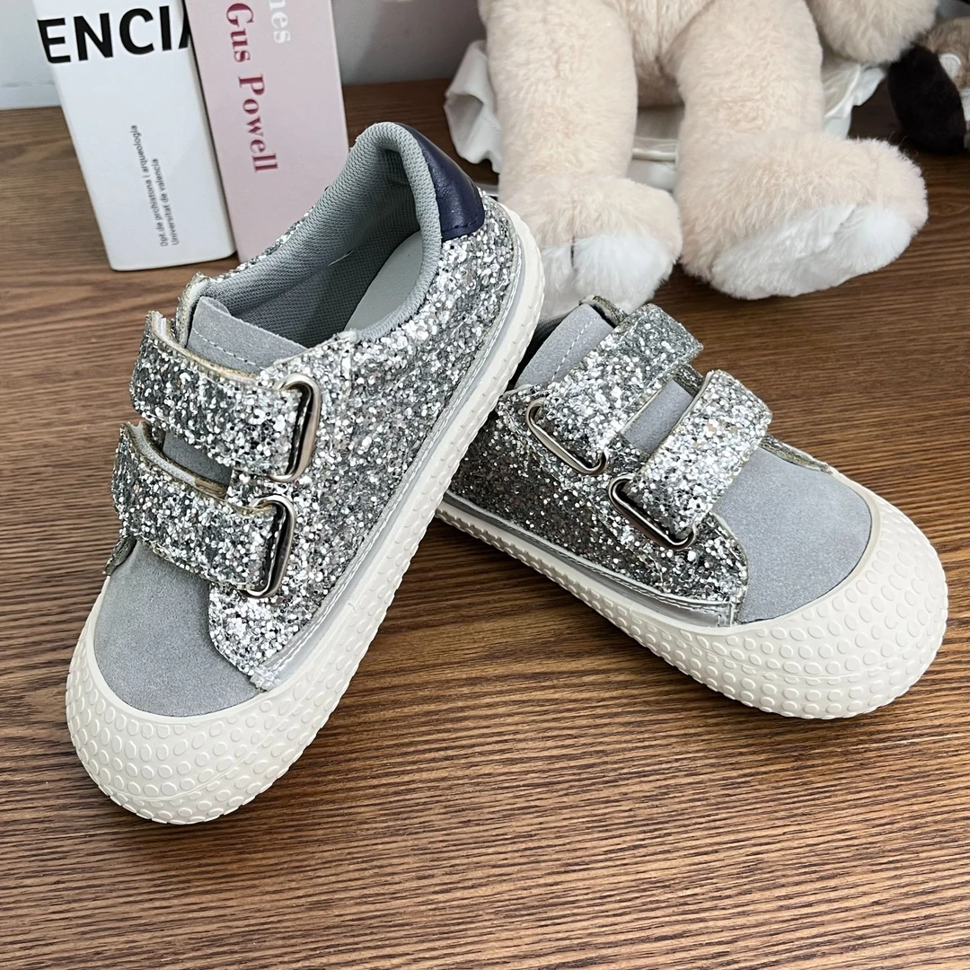 【金樱桃Golden cherry】女童五角星魔术贴洋气百搭板鞋BR2503