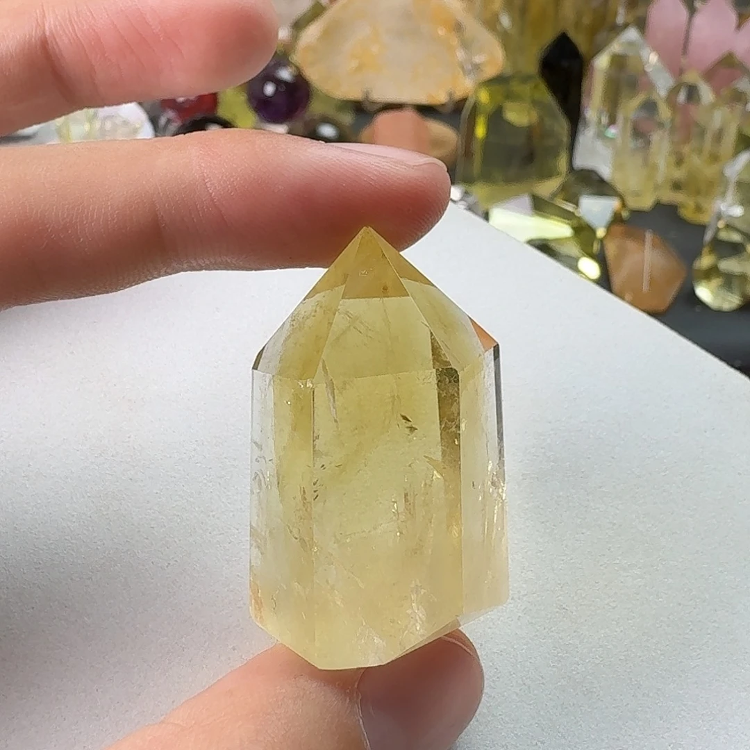 珠宝半成品未镶嵌水晶黄水晶