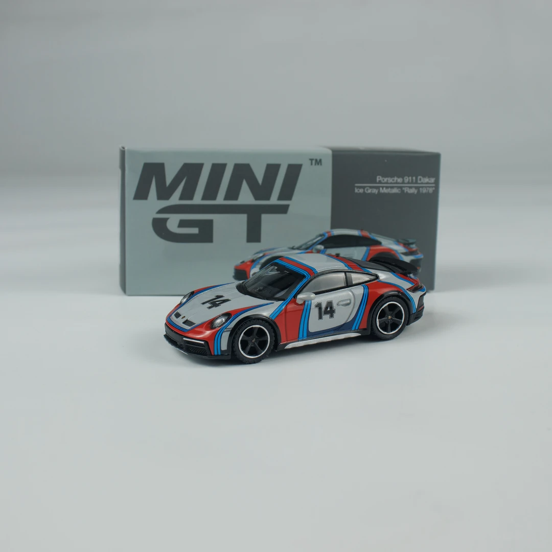 【拆封展车 介意慎拍】MINIGT车模 1:64合金964号保时捷911汽车模型