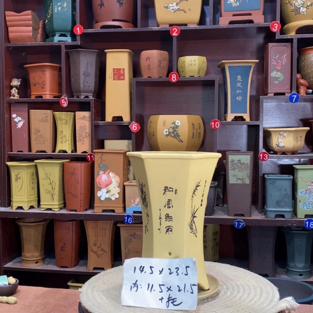 紫砂花盆紫砂花盆