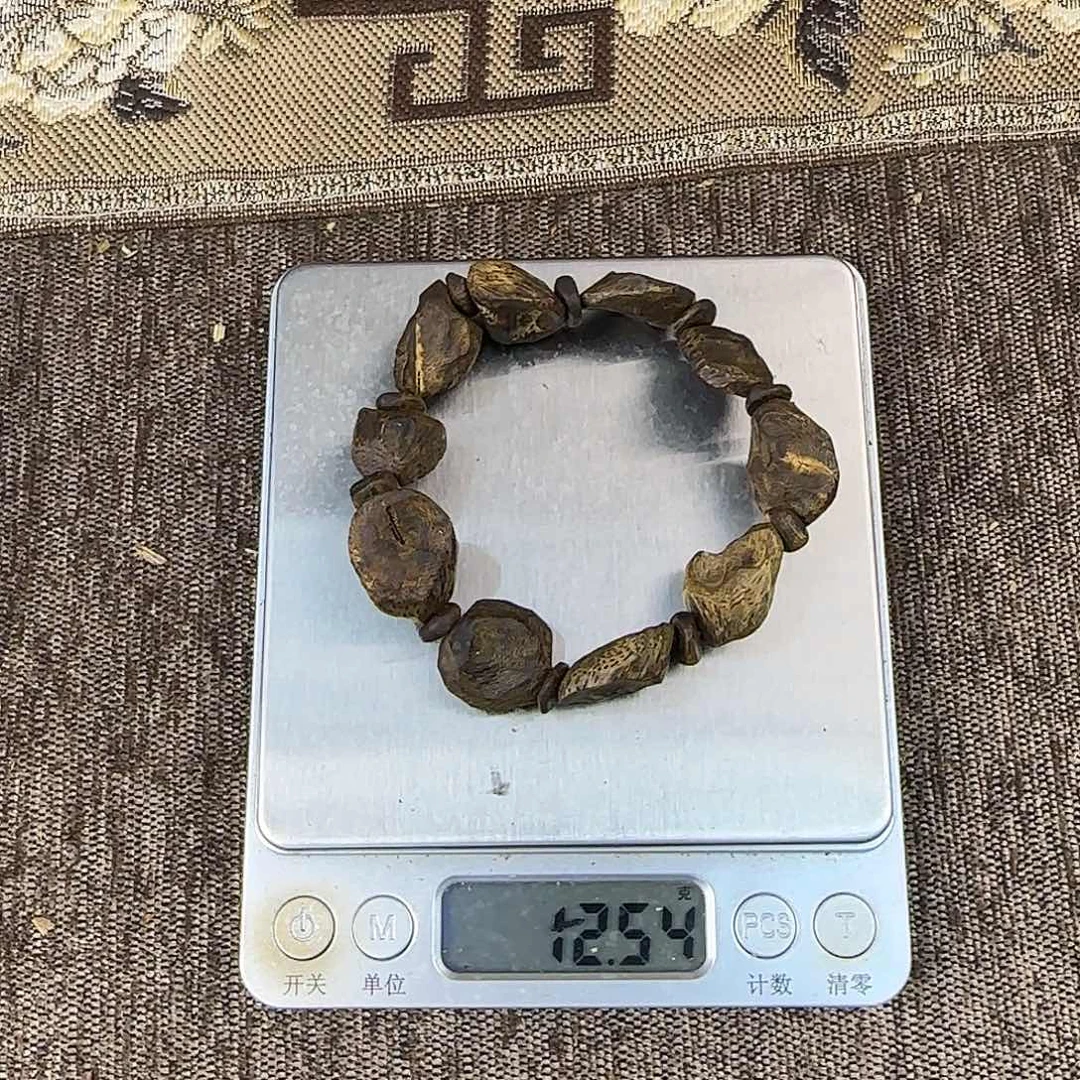 沉香手串奇楠沉香随形老料树丁沉浮15g 14-16多样性发一