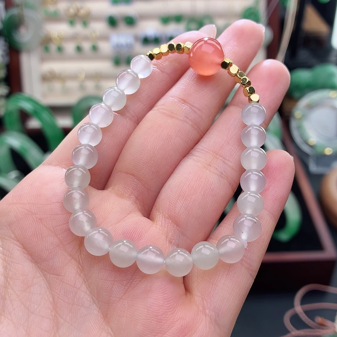 石英质玉未镶嵌手链