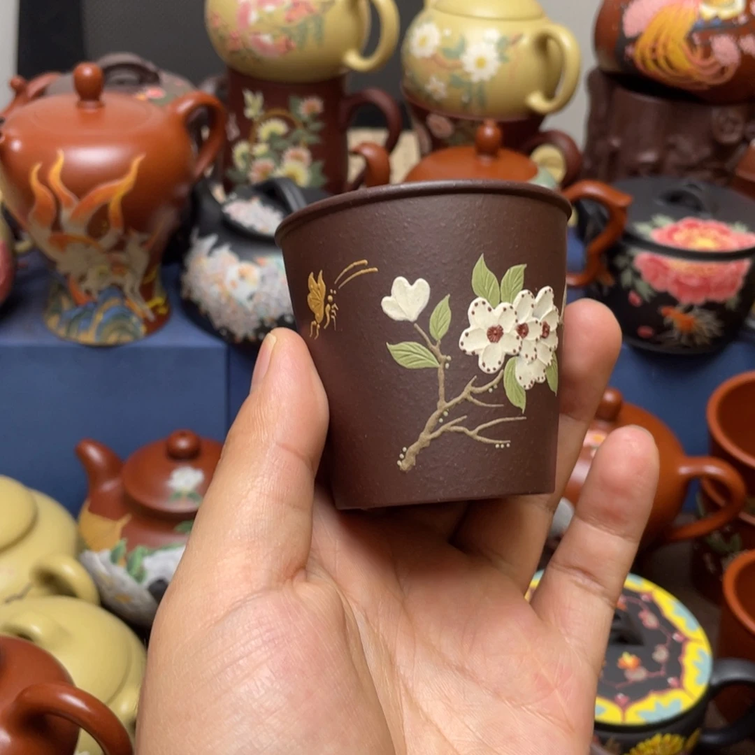 紫砂茶杯紫砂主人杯100cc