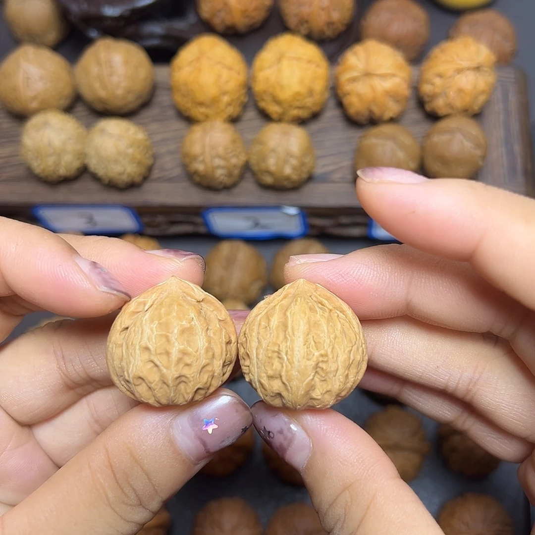 文玩核桃把件水晶小苹果26