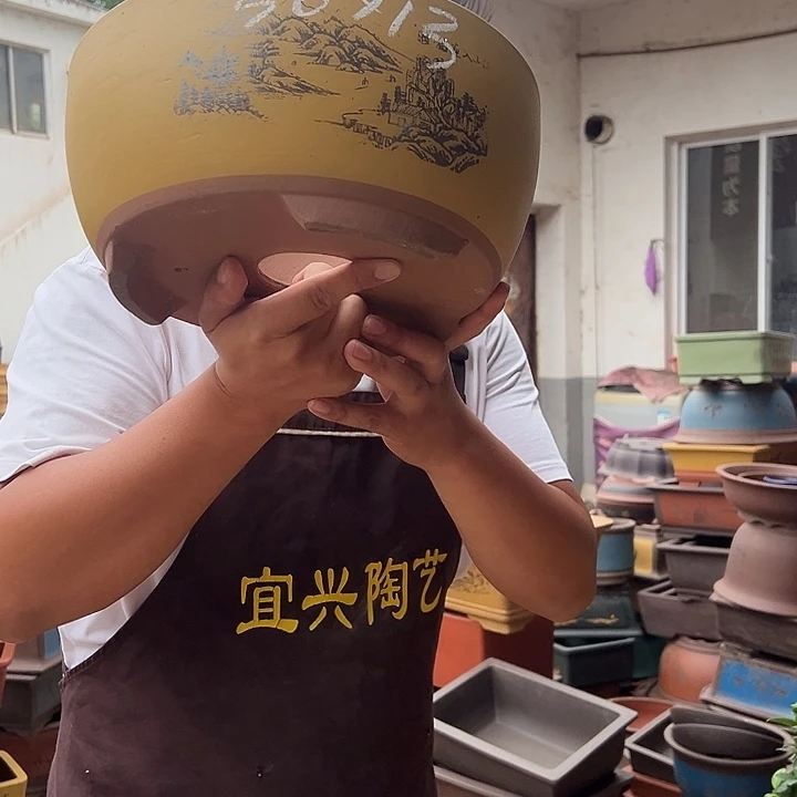 紫砂花盆紫砂花盆